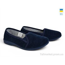 Тапки жіночі для будинку Весна/осінь 14-106 синій (7 пар р.36-41) "Rai shoes" недорого оптом від прямого постачальника