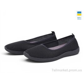 Сліпони жіночі тканинні Літо 23-40 чорний (8 пар р.36-41) "Rai shoes" недорого оптом від прямого постачальника
