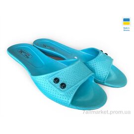 Шльопанці жіночі полегшені Літо 14-107 бірюза (10 пар р.36-41) "Rai shoes" недорого оптом від прямого постачальника