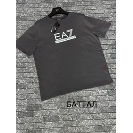 Фотография Футболка мужская F1477 grey р.3XL-4XL "F.T.H" недорого оптом от прямого поставщика