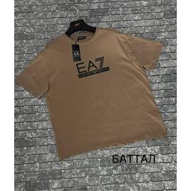 Фотография Футболка мужская F1478 brown р.3XL-4XL "F.T.H" недорого оптом от прямого поставщика