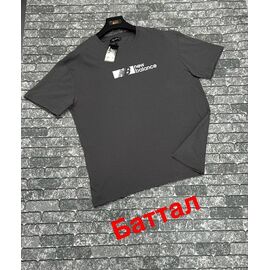 Фотография Футболка мужская F1484 grey р.3XL-4XL "F.T.H" недорого оптом от прямого поставщика