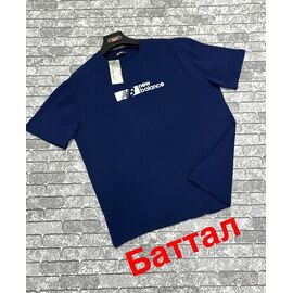 Фотография Футболка мужская F1485 navy р.3XL-4XL "F.T.H" недорого оптом от прямого поставщика