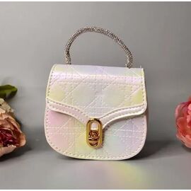 Фотография Детская сумка на девочку 24-332 white р.14*11*6 "Luna-bag" недорого оптом от прямого поставщика