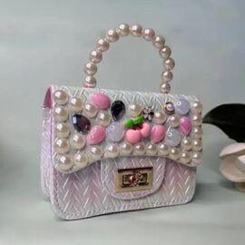 Фотография Детская сумка на девочку 24-556 white р.15*12*5 "Luna-bag" недорого оптом от прямого поставщика