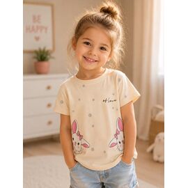 футболка дитяча на дівчинку 4123 beige р.92-110 "Major" недорого оптом від прямого постачальника