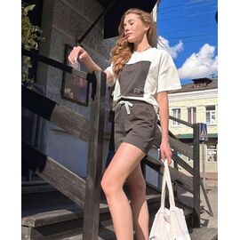 Костюм жіночий 1269 d.grey р.S-XL "VICTORY" недорого оптом від прямого постачальника