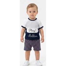Костюм дитячий на хлопчика 2323 navy р.0.3-0.9 "MALIBU" недорого оптом від прямого постачальника
