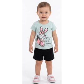 футболка дитяча на дівчинку 4094 mint р.1-4 "MALIBU" недорого оптом від прямого постачальника