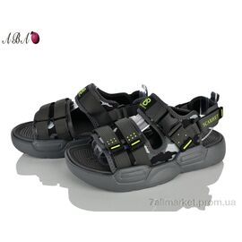 Фотография Сандалии мужские летние Лето 07519 grey (12 пар р.40-45) "Aba" недорого оптом от прямого поставщика