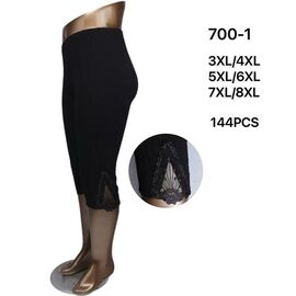 Фотография Бриджи женские 700-1 black р.3XL-8XL "JEANS KIDS" недорого оптом от прямого поставщика