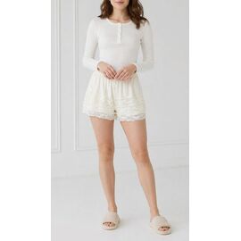 Фотография Шорты женские B0148-3 (11381) milk р.XL-3XL "Obuv OK2" недорого оптом от прямого поставщика