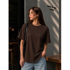 футболка жіноча F1730 brown р.44-48 "SHEPARIS" недорого оптом від прямого постачальника