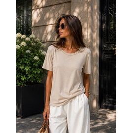 футболка жіноча FB1706 beige р.42-46 "SHEPARIS" недорого оптом від прямого постачальника