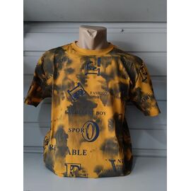 Футболка чоловіча 1853 yellow р.S-2XL "RING" недорого оптом від прямого постачальника