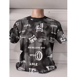 Футболка чоловіча 1857 black р.S-2XL "RING" недорого оптом від прямого постачальника