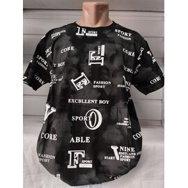 Футболка чоловіча 1872 black р.2XL-6XL "RING" недорого оптом від прямого постачальника