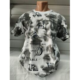 Футболка чоловіча 1876 white р.2XL-6XL "RING" недорого оптом від прямого постачальника