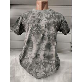 Футболка чоловіча 1877 grey р.2XL-6XL "RING" недорого оптом від прямого постачальника