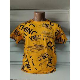 Футболка чоловіча 1888 yellow р.S-2XL "RING" недорого оптом від прямого постачальника