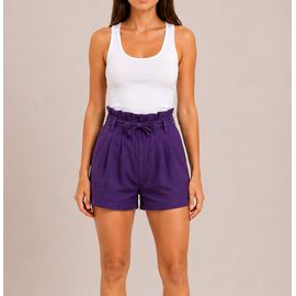 Фотография Шорты женские 3198 (99191) purple р.one size "Obuv OK2" недорого оптом от прямого поставщика