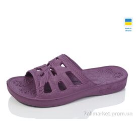 Шльопанці жіночі полегшені Літо N60 бордо (6 пар р.36-41) "Lot Shoes" недорого оптом від прямого постачальника