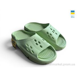 Фотография Шлепки женские облегченные Лето DS72 зелений (8 пар р.36-41) "Rai shoes" недорого оптом от прямого поставщика