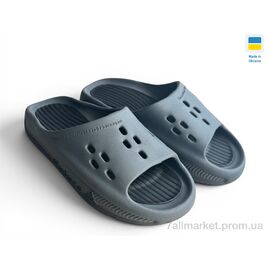 Шльопанці дитячі літні Літо Т720 графіт (8 пар р.36-41) "Rai shoes" недорого оптом від прямого постачальника
