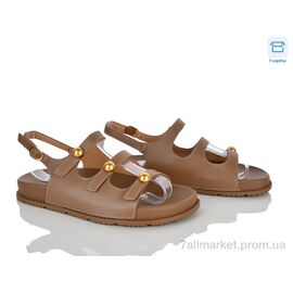 Босоніжки жіночі літні Літо 4435-ST-JZ03 khaki (8 пар р.36-41) "Pryama Vigoda" недорого оптом від прямого постачальника