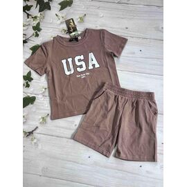 Костюм дитячий на хлопчика 1068 brown р.98-122 "Marimaks" недорого оптом від прямого постачальника