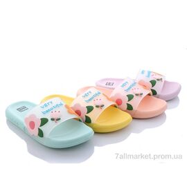 Шльопанці жіночі полегшені Літо 910 mix (10 пар р.36-40) "Slippers" недорого оптом від прямого постачальника