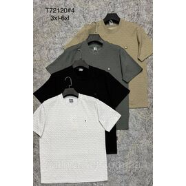 Футболка чоловіча молодіжна р-ри 3XL-6XL (4 кв) "PROSTOMEN" недорого гуртом від прямого постачальника