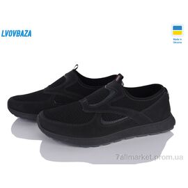 Фотография Кроссовки мужские модные Лето Paolla Sport-9 чорний (8 пар р.40-45) "Lvovbaza" недорого оптом от прямого поставщика