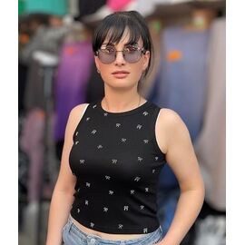 Майка жіноча 25069 black р.42-46 "PULSE" недорого оптом від прямого постачальника