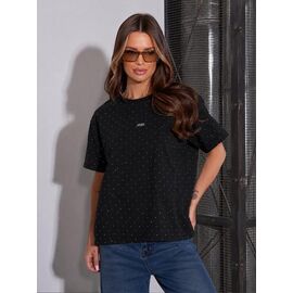 Фотография Футболка женская 26106 black р.46-50 "PULSE" недорого оптом от прямого поставщика
