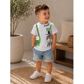 футболка дитяча на хлопчика 1042 l.grey р.92-140 "Major" недорого оптом від прямого постачальника