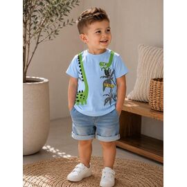 футболка дитяча на хлопчика 1042 l.blue р.92-140 "Major" недорого оптом від прямого постачальника
