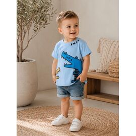 футболка дитяча на хлопчика 1046 l.blue р.92-140 "Major" недорого оптом від прямого постачальника
