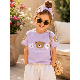 футболка дитяча на дівчинку 4094 purple р.92-140 "Major" недорого оптом від прямого постачальника