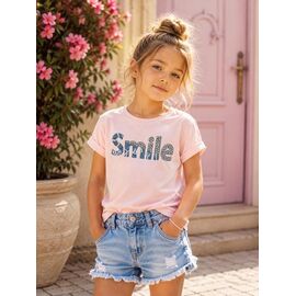 футболка дитяча на дівчинку 5137 pink р.104-128 "Major" недорого оптом від прямого постачальника