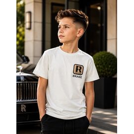 футболка дитяча на хлопчика 3088 white р.134-152 "Major" недорого оптом від прямого постачальника