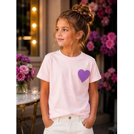 футболка дитяча на дівчинку 6079 pink р.134-152 "Major" недорого оптом від прямого постачальника