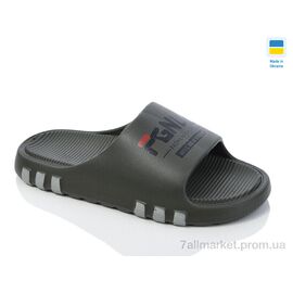 Шльопанці дитячі літні Літо N710 хакі (8 пар р.36-41) "Lot Shoes" недорого оптом від прямого постачальника