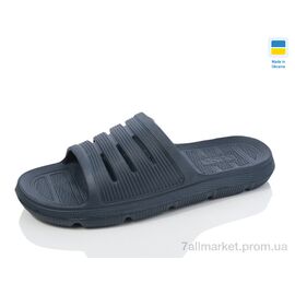 Шльопанці чоловічі пляжні Літо С72 синій (6 пар р.40-45) "Inblue" недорого оптом від прямого постачальника