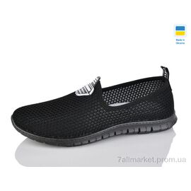 Фотография Слипоны женские тканевые Лето 600 чорний (10 пар р.36-40) "Lot Shoes" недорого оптом от прямого поставщика