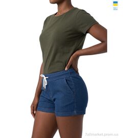 Фотография Шорты женские Лето 06 джинс (4 шт. р.сетка XL-4XL) "Sport style" недорого оптом от прямого поставщика