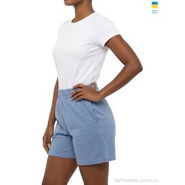 Фотография Шорты женские Лето 3242 джинс (4 шт. р.сетка S-XL) "Sport style" недорого оптом от прямого поставщика