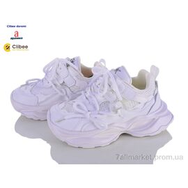 Кросівки дитячі модні Літо AXY1636-1 white-purpure (7 пар р.31-37) "Clibee-Doremi" недорого оптом від прямого постачальника