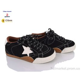 Кросівки дитячі модні Весна/осінь MX9937A black (7 пар р.31-37) "Clibee-Doremi" недорого оптом від прямого постачальника