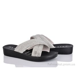 Фотография Шлепки женские облегченные Лето A25-3 (8 пар р.36-41) "Ok Shoes" недорого оптом от прямого поставщика